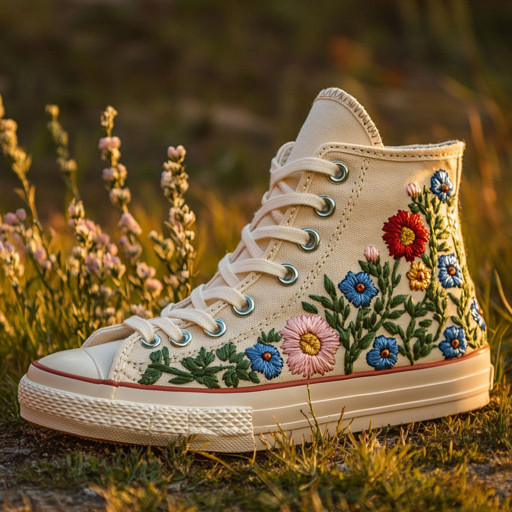 Wildflower Walk WJ0309003CL Canvas High-Tops