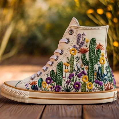 Bloom Cactus CW0909009CL Canvas High-Tops