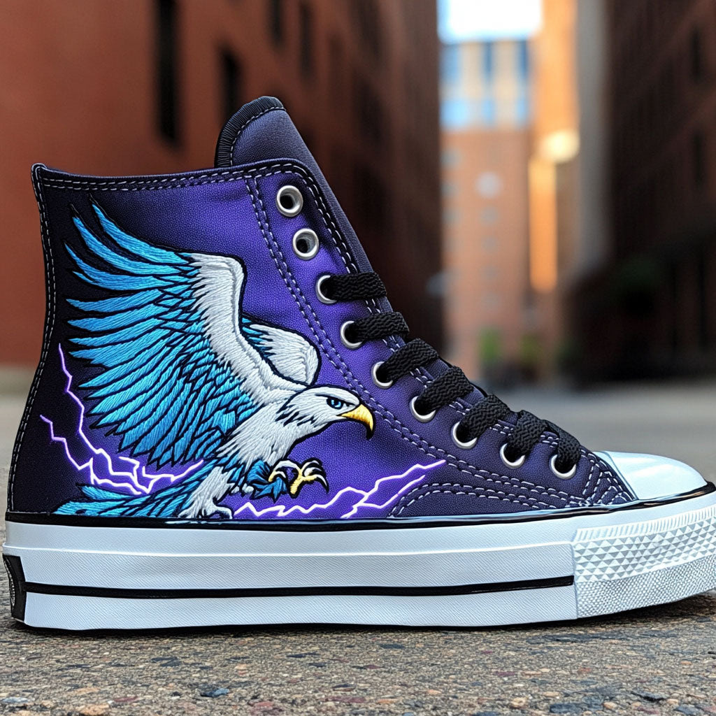 Thunder Eagle CW1109087CL Canvas High-Tops