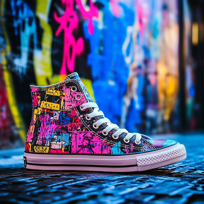 GraffKicks WJ0509046CL Canvas High-Tops