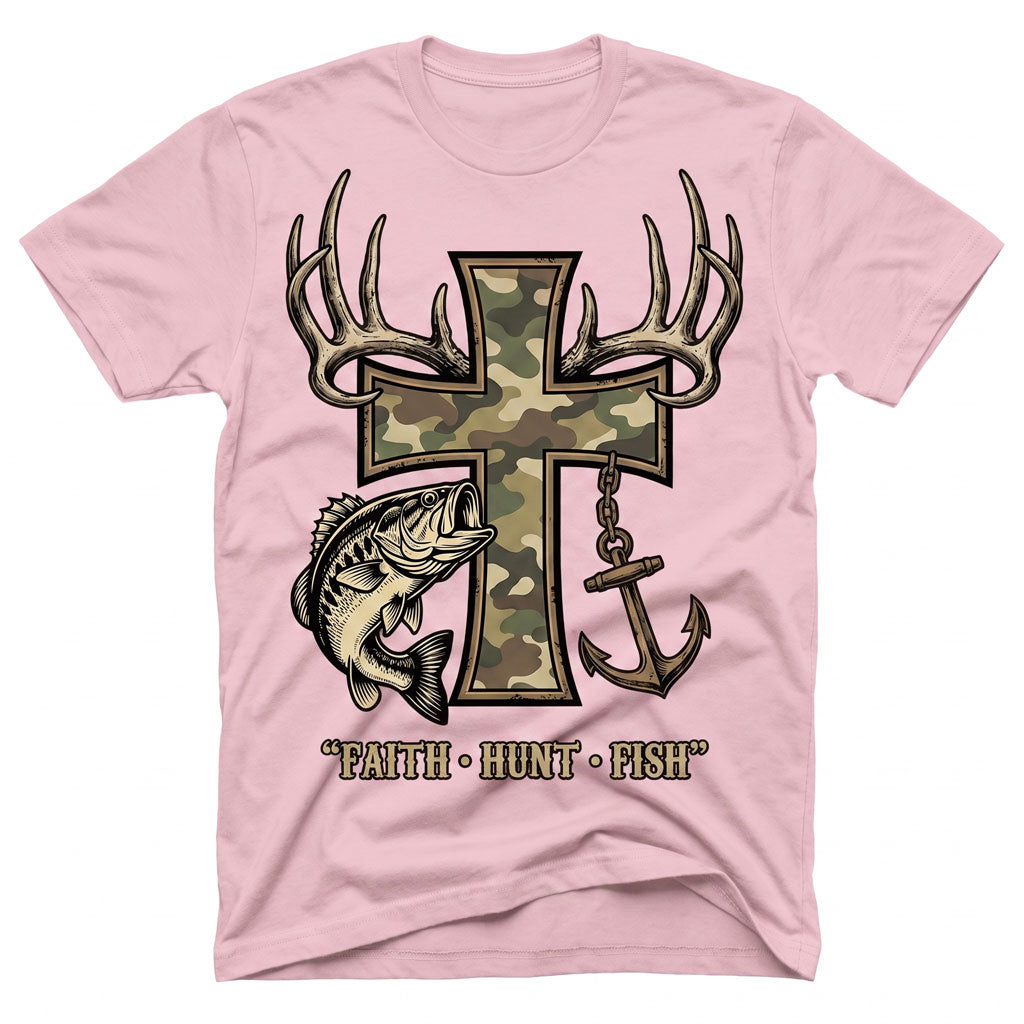 Faith Hunt Fish Unisex T-shirt