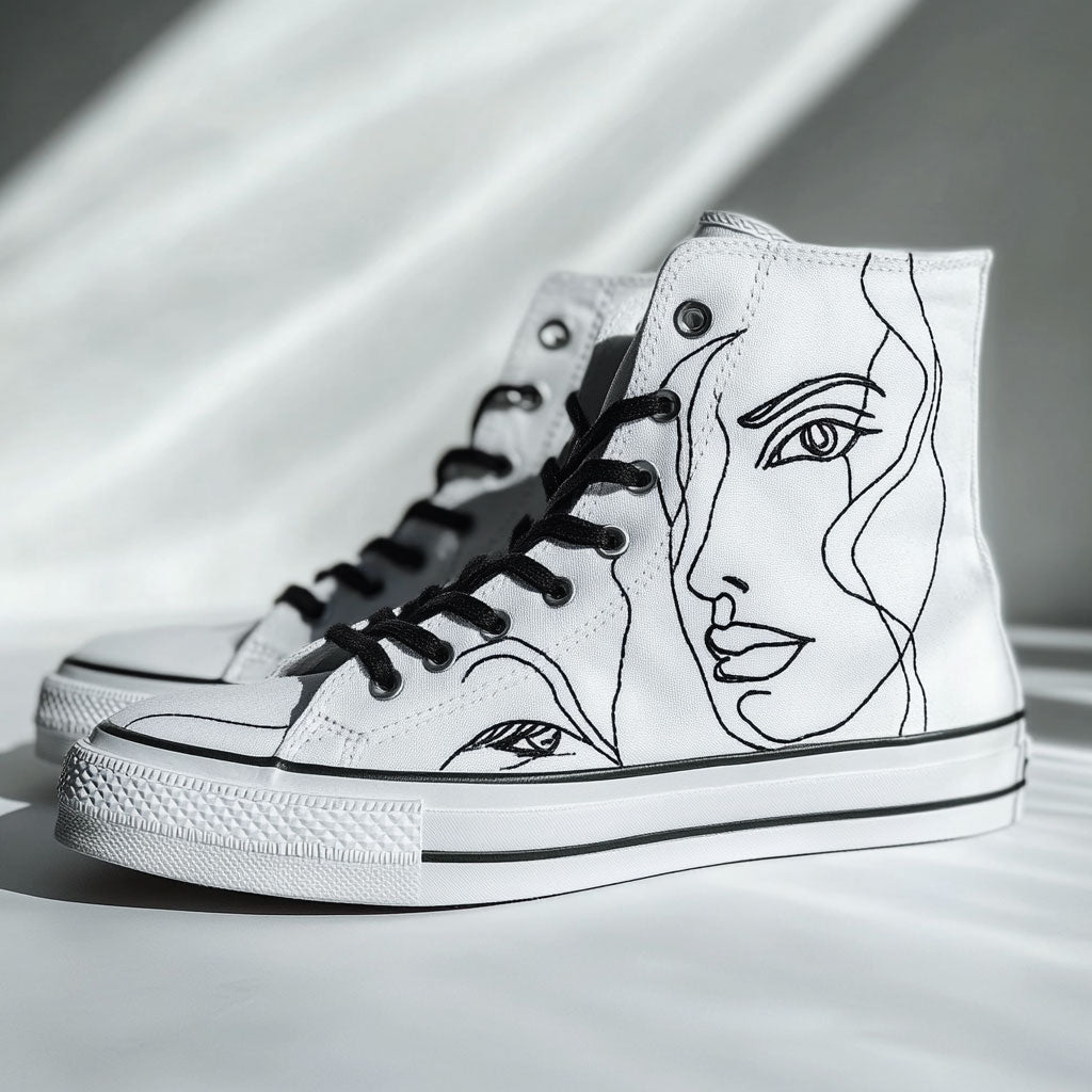 Linear Soul WN1009018CL Canvas High-Tops