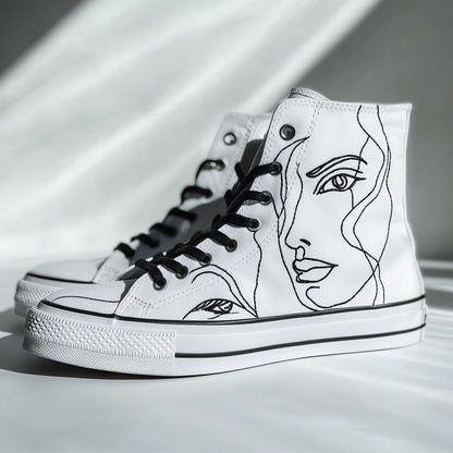 Linear Soul WN1009018CL Canvas High-Tops