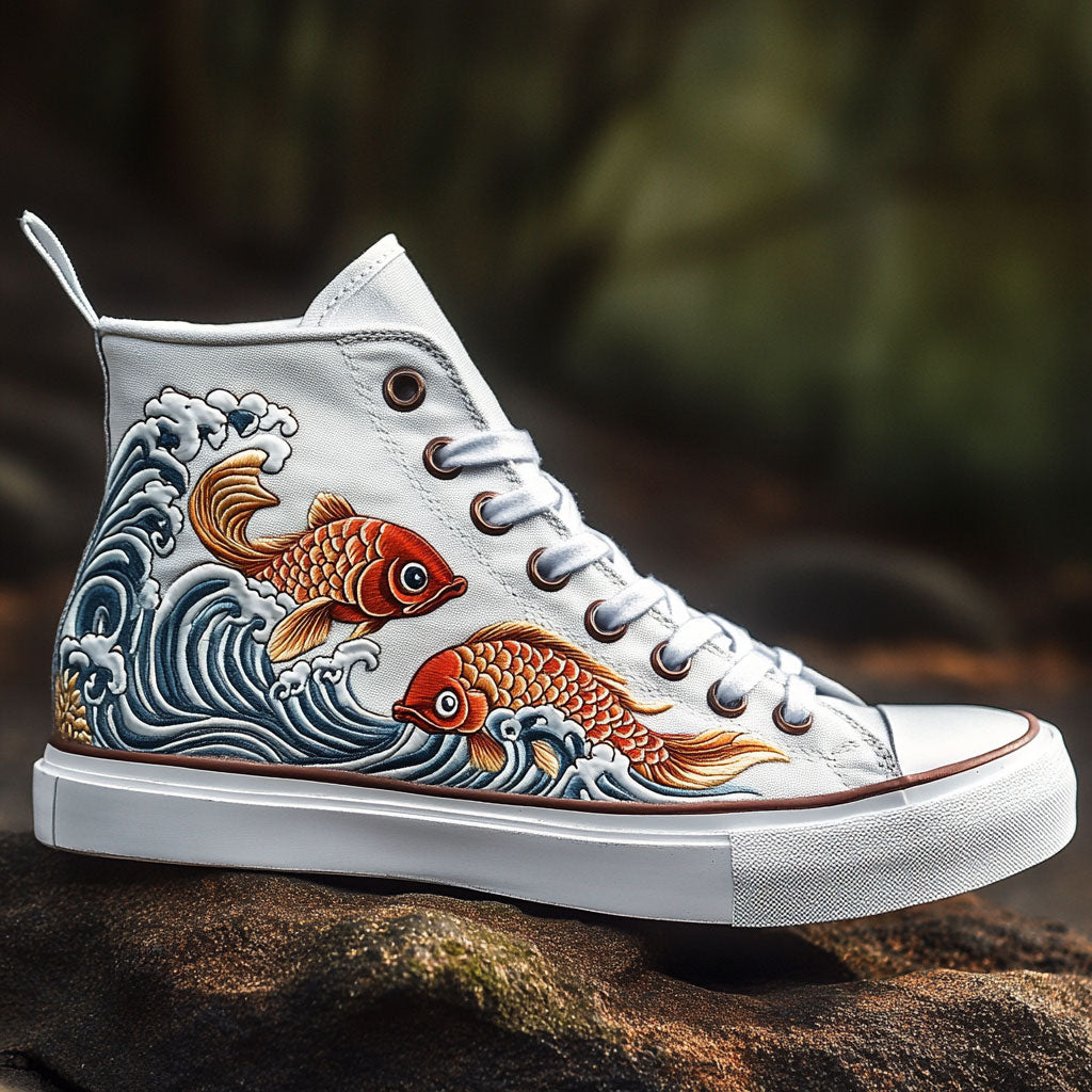 Sea Life Wave CW1009042CL Canvas High-Tops