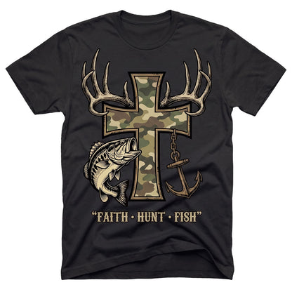 Faith Hunt Fish Unisex T-shirt