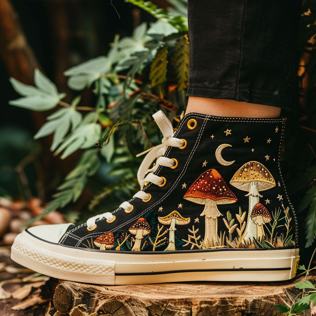Dreamshroom Drift WJ0509059CL Canvas High-Tops