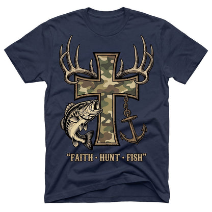 Faith Hunt Fish Unisex T-shirt