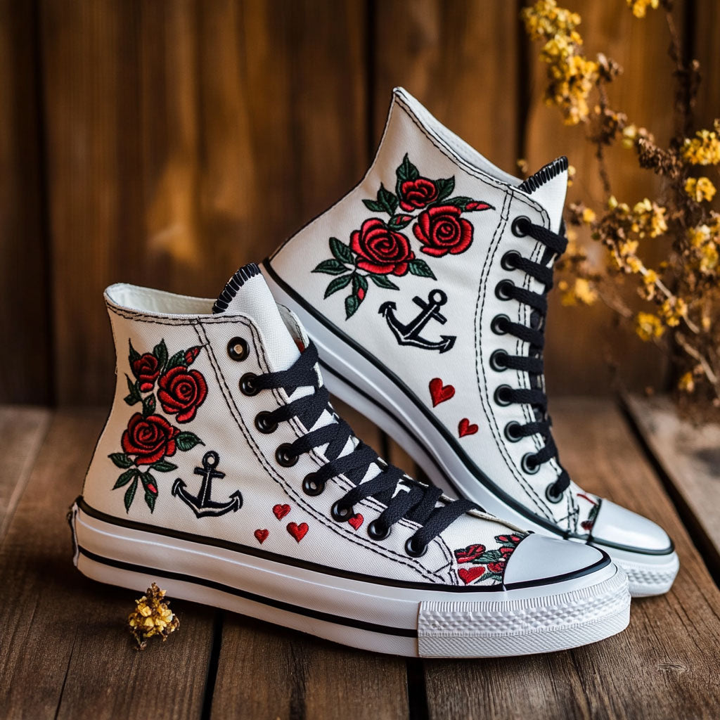 Sailor's Rose WJ0609021CL Canvas High-Tops