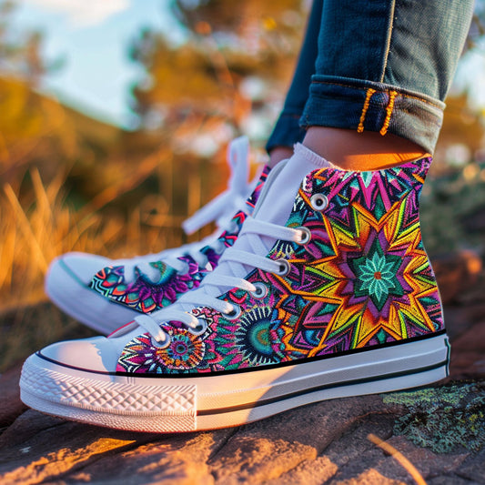 Sunburst Soles WJ2908011CL Canvas High-Tops