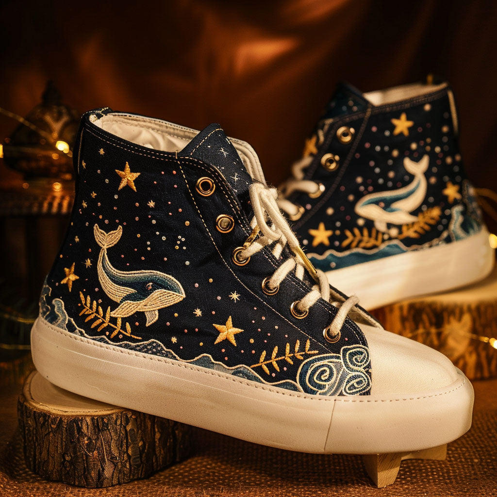 Mystic Marine WJ0409017CL Canvas High-Tops