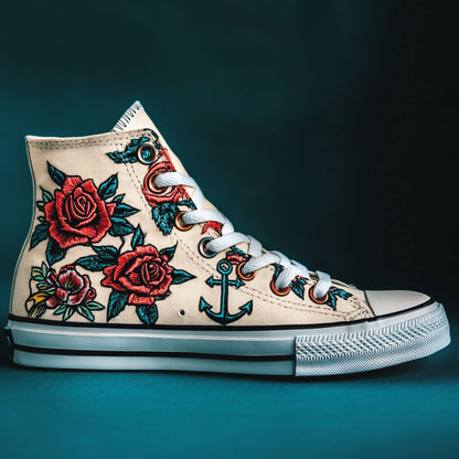 Rose Harbor WJ0509042CL Canvas High-Tops