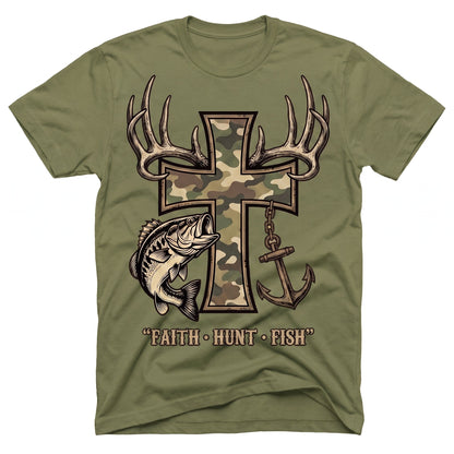 Faith Hunt Fish Unisex T-shirt