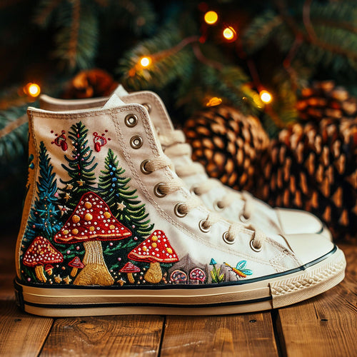 Fungi Folk WJ0609028CL Canvas High-Tops