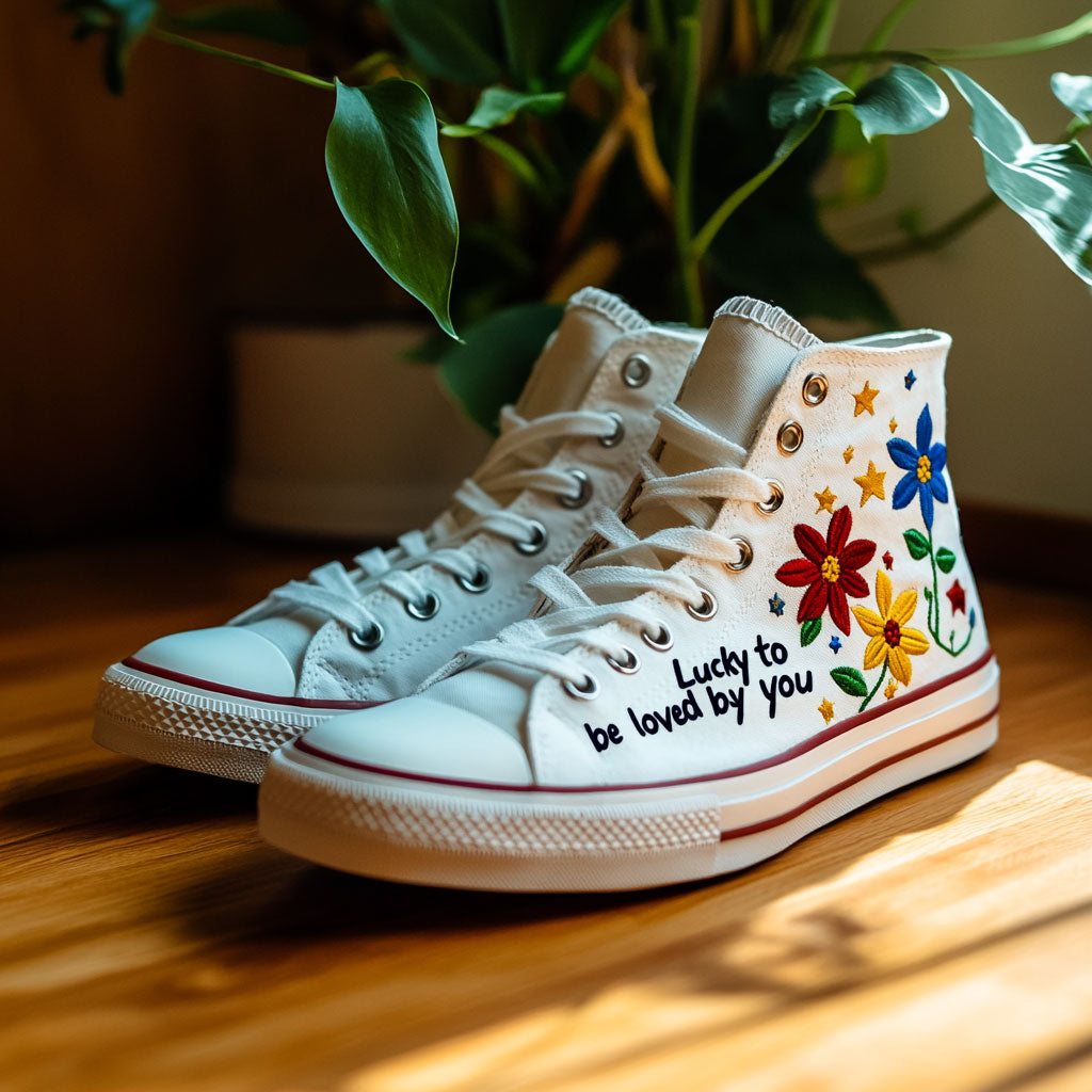 HeartWalkers WJ0309014CL Canvas High-Tops