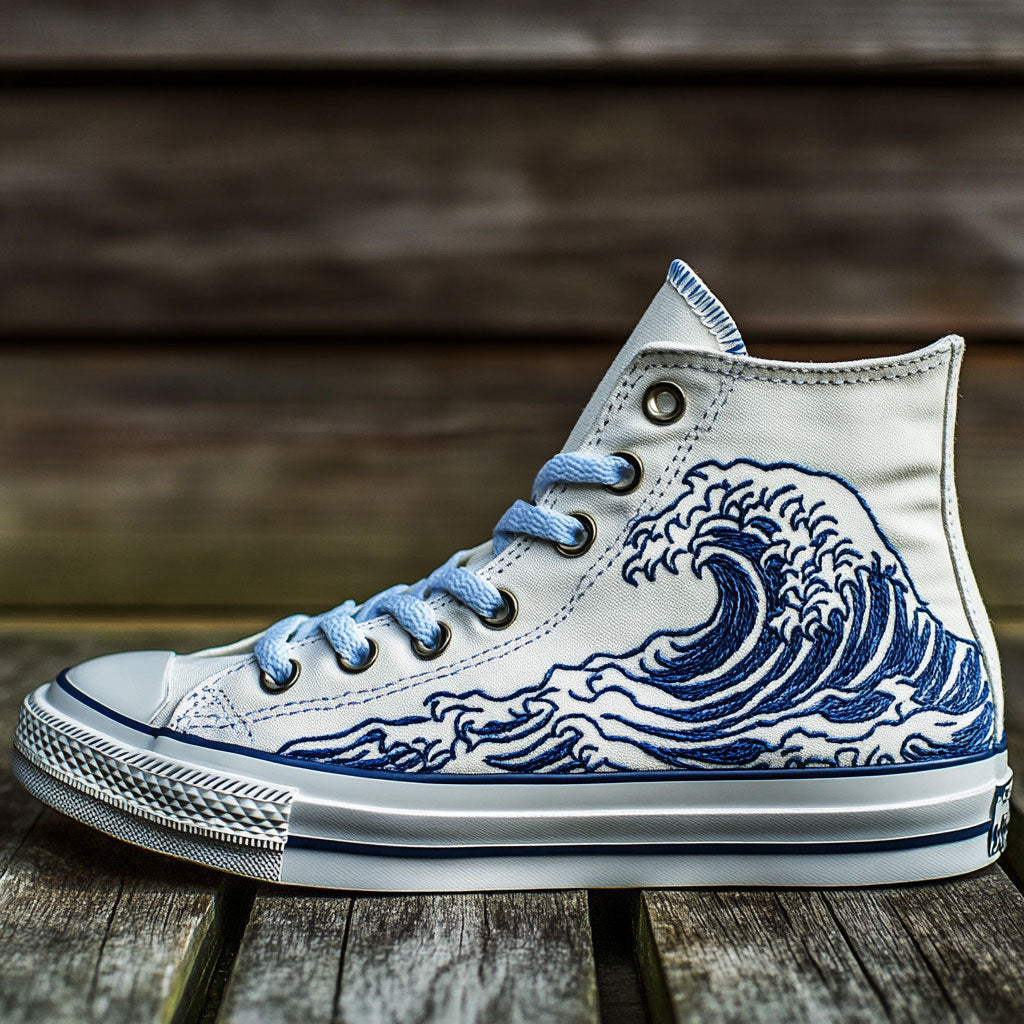 Blue Wave WN1009005CL Canvas High-Tops
