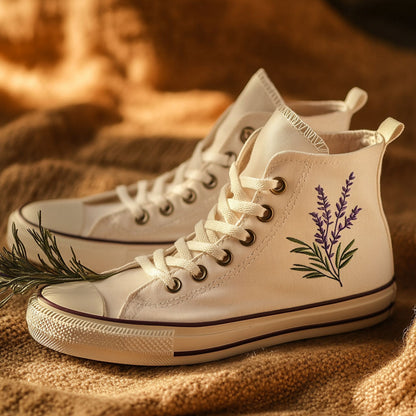 Leaf And Lace WJ0609017CL Canvas High-Tops