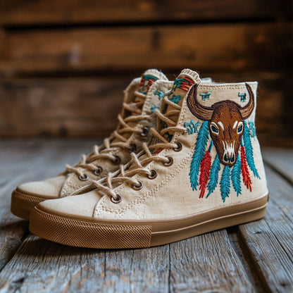 Sacred Horns CP0909110CL Canvas High-Tops