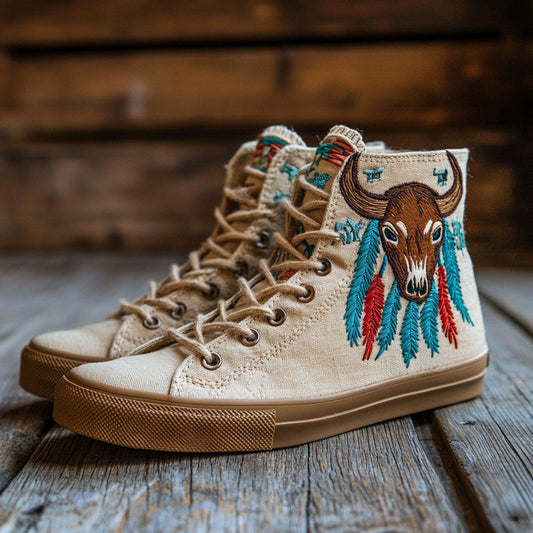 Sacred Horns CP0909110CL Canvas High-Tops