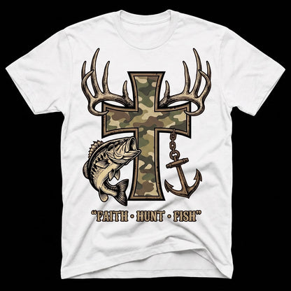 Faith Hunt Fish Unisex T-shirt