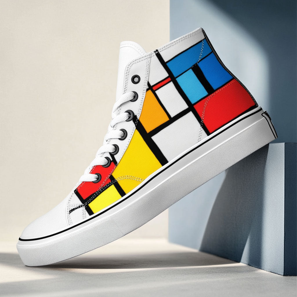 Gridline Groove WJ0509047CL Canvas High-Tops