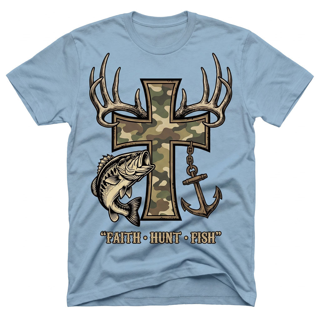 Faith Hunt Fish Unisex T-shirt