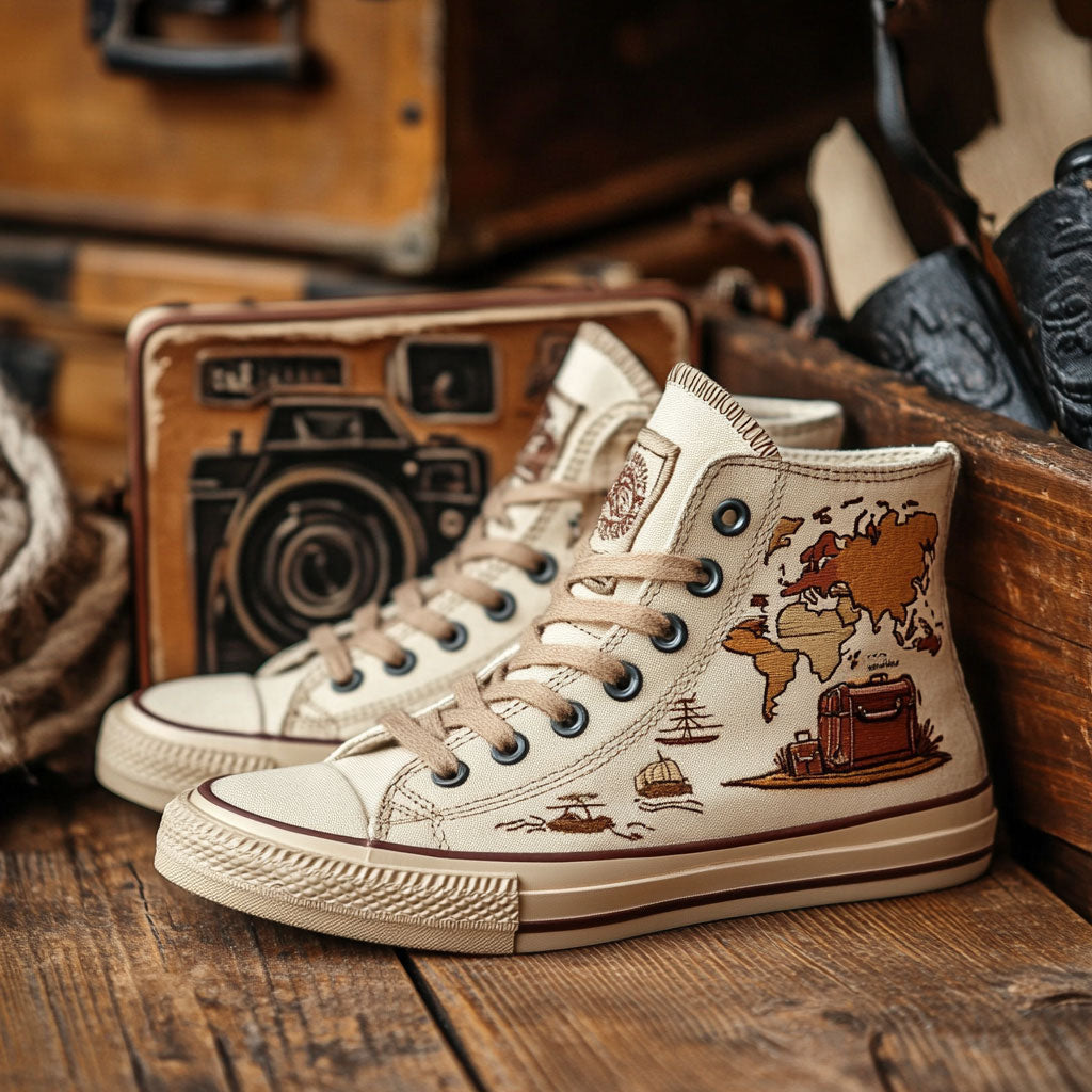 Voyager’s Tale WJ0609036CL Canvas High-Tops