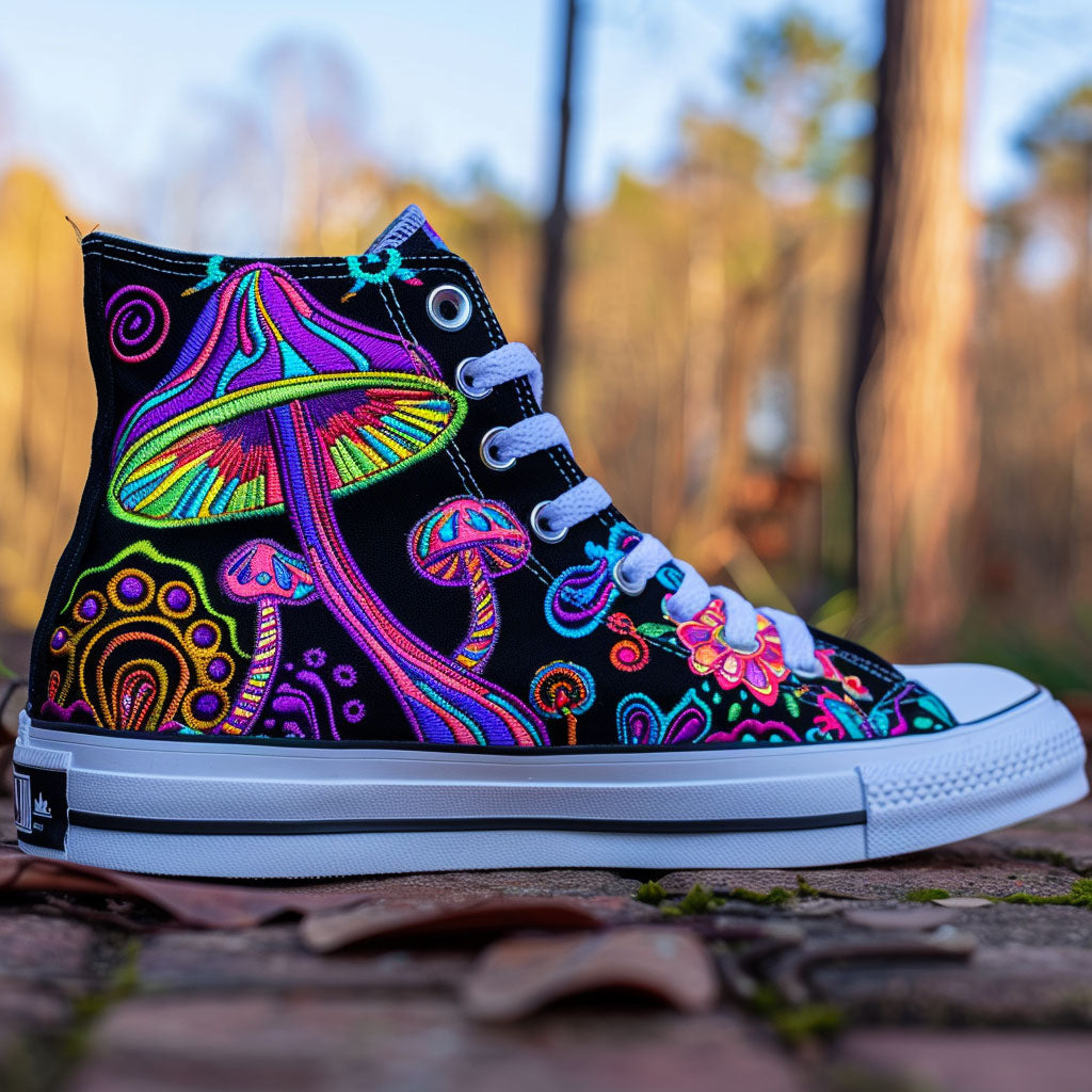 Fungi Flash WJ0609027CL Canvas High-Tops