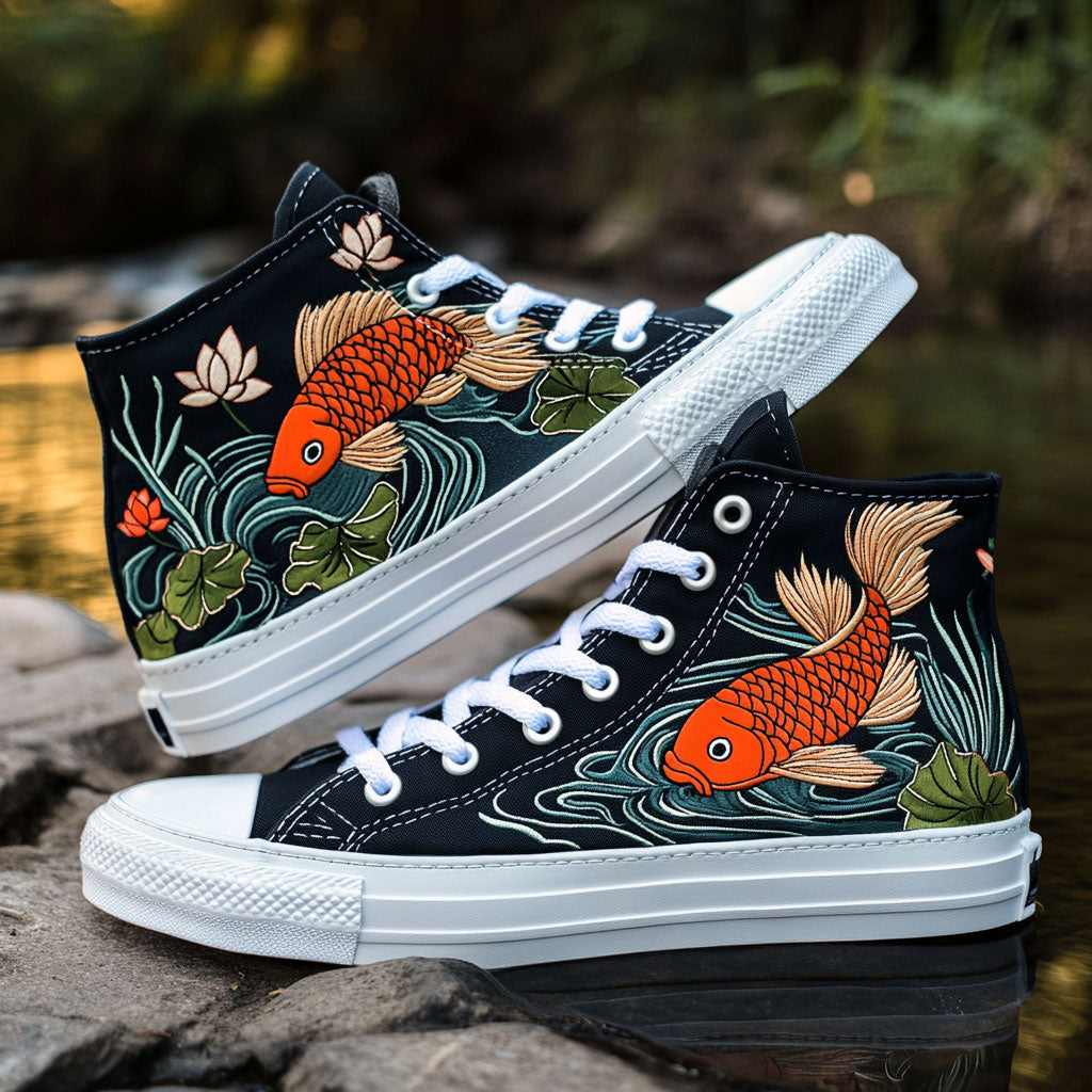 Pond Pulse WJ0309009CL Canvas High-Tops
