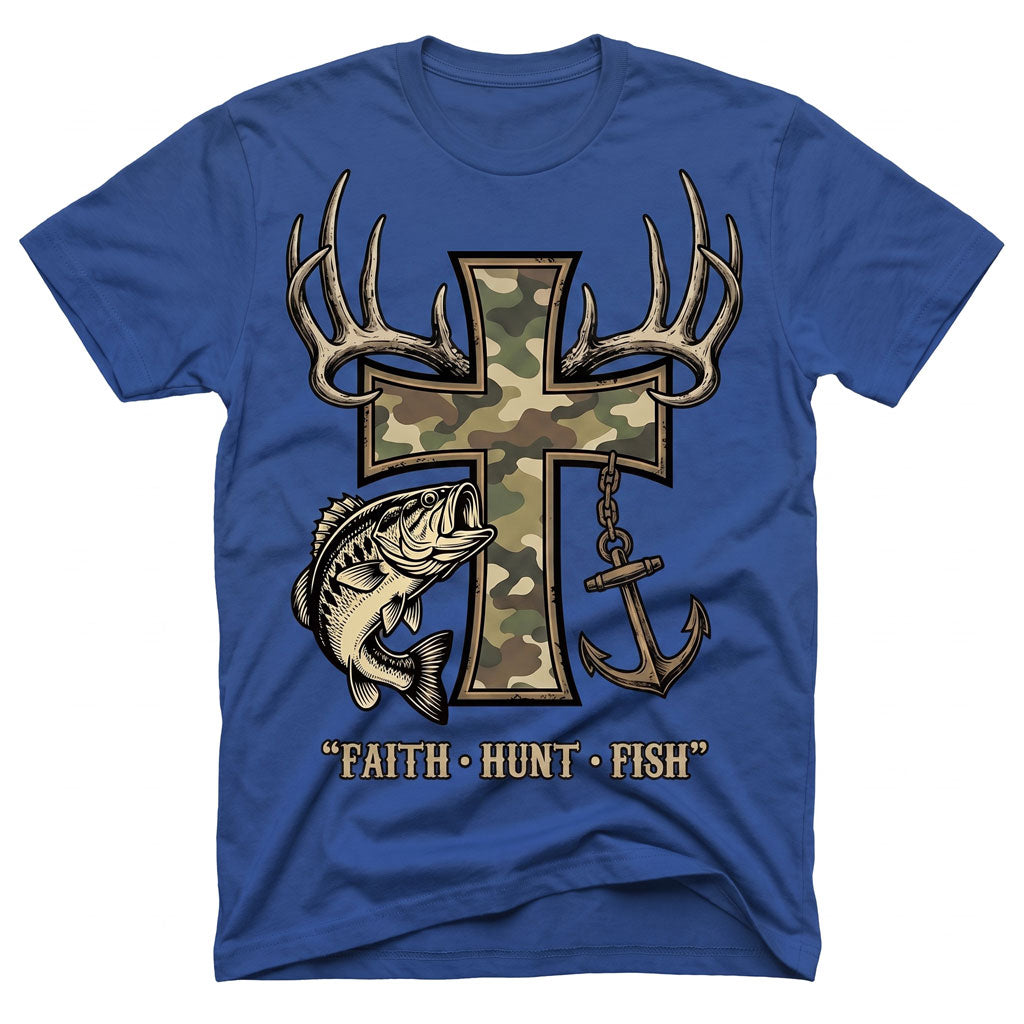 Faith Hunt Fish Unisex T-shirt