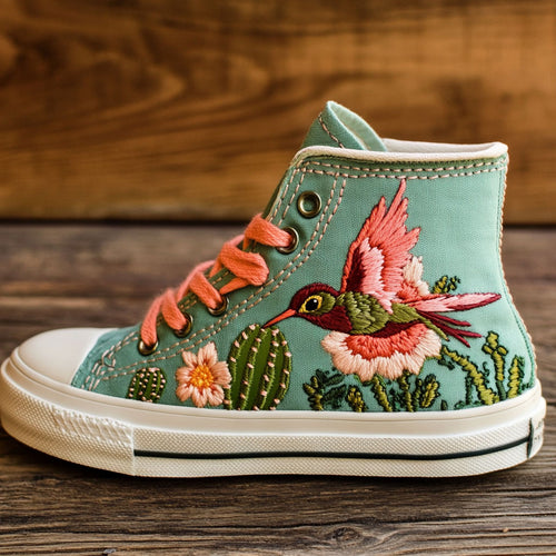 Flying Cactus Hummingbird CW0909013CL Canvas High-Tops