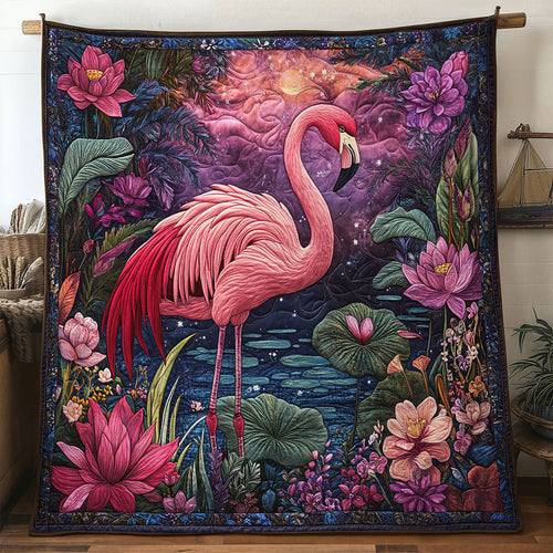 Flamingo Bloom WN1501018CL Quilt