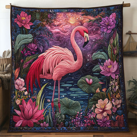 Flamingo Bloom WN1501018CL Quilt