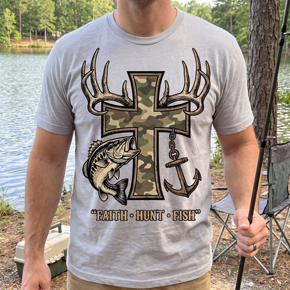 Faith Hunt Fish Unisex T-shirt