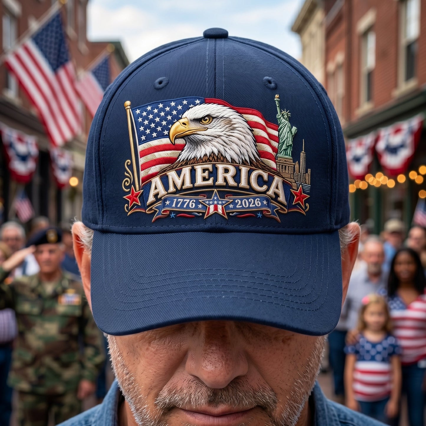 United States Of America Retro Cotton Cap