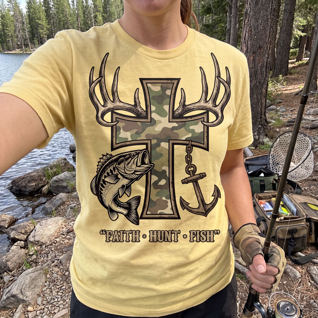 Faith Hunt Fish Unisex T-shirt