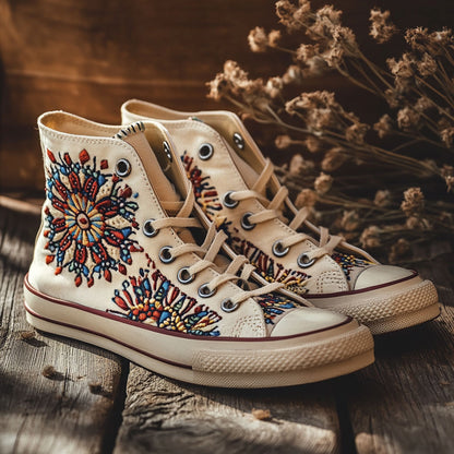 Sacred Mandala WN0909042CL Canvas High-Tops