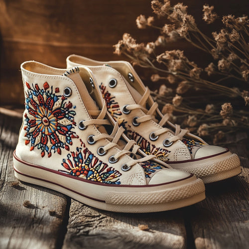 Sacred Mandala WN0909042CL Canvas High-Tops