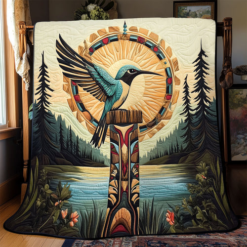 Ancestral Hummingbird Sky WJ1501028CL Quilt