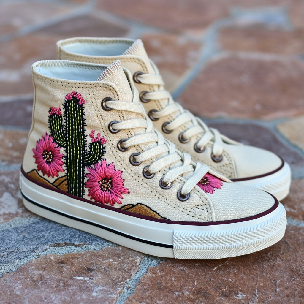 Desert Bloom CP0909101CL Canvas High-Tops