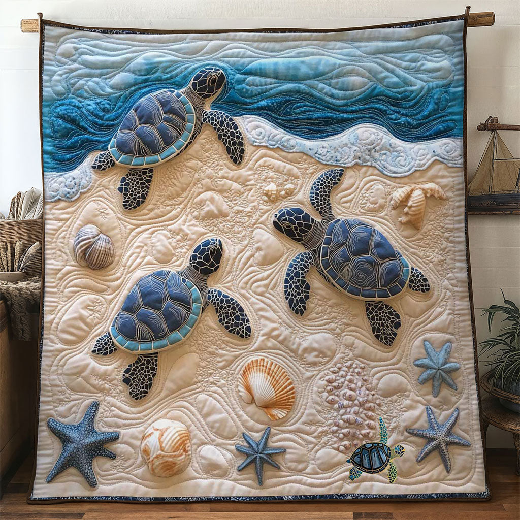 Blue Tide Turtle WN1601001CL Quilt
