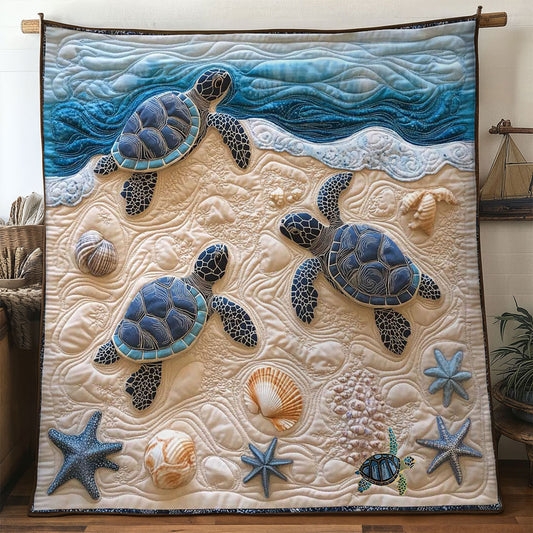 Blue Tide Turtle WN1601001CL Quilt