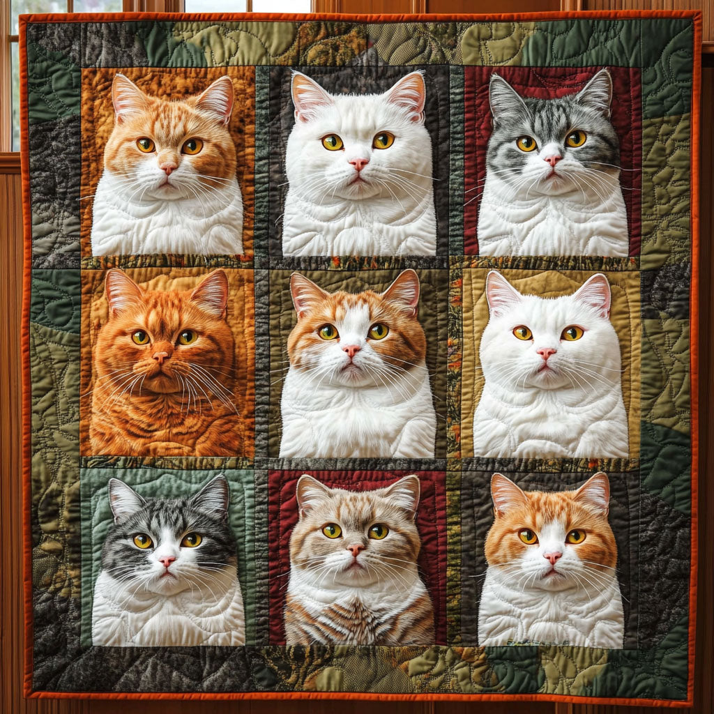 Cat Portrait WN1601002CL Quilt