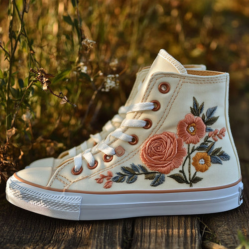Cottage Bloom WJ0609014CL Canvas High-Tops