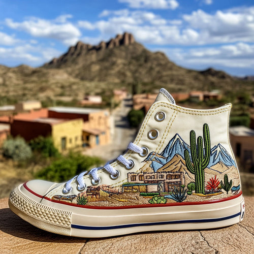 Desert Nomad CP0909088CL Canvas High-Tops
