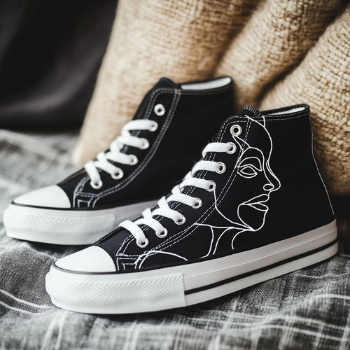 FaceFrame Kicks WJ0509048CL Canvas High-Tops