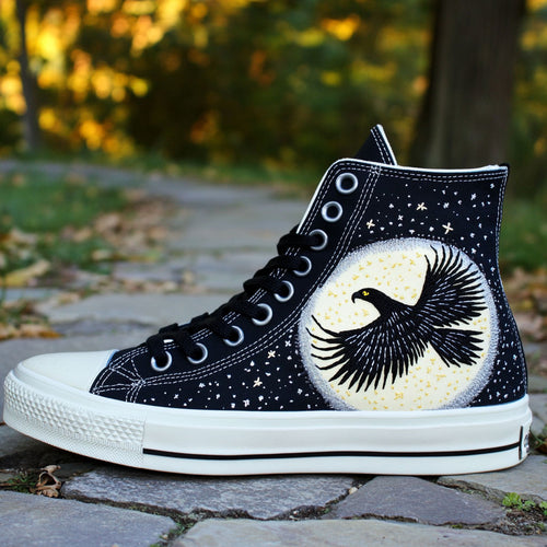 Moon Eagle CW1109080CL Canvas High-Tops