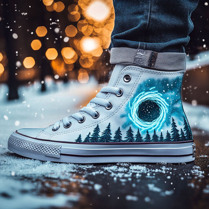 Winter Starlight Portal WJ2009029CL Canvas High-Tops