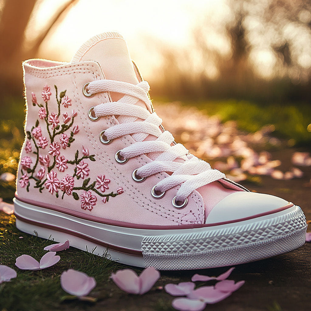 Cherry Blossom WN0909007CL Canvas High-Tops