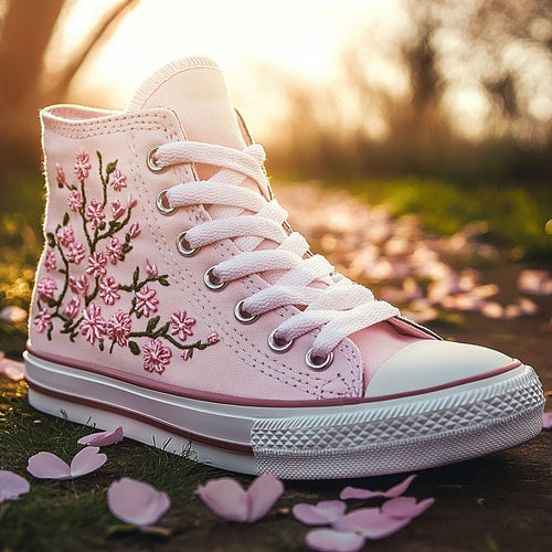Cherry Blossom WN0909007CL Canvas High-Tops