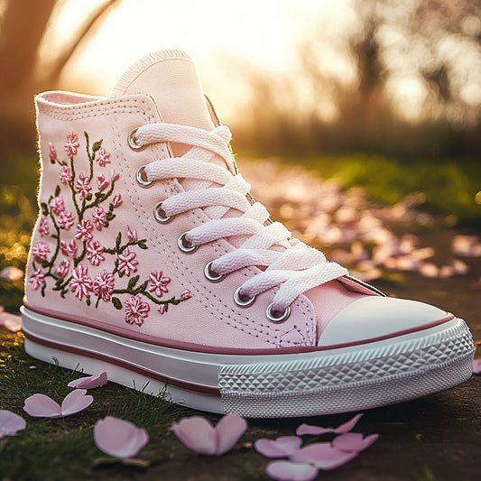 Cherry Blossom WN0909007CL Canvas High-Tops